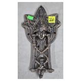Cast Iron Putti on Swing Door Knocker
