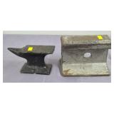 Vintage Cast Iron Anvil & Train Trail