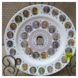 Vtg 1960 Presidential Commemorative Plate
