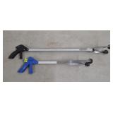 Lot of 2 Reacher Grabbers