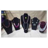Lot of Assorted Vintage Costume Necklaces