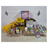 Large Hardware, Fasteners, Organizers w/ Buckets