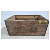 Antique Jelke Co. Good Luck Oleomargarine Wood