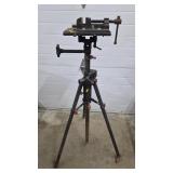 Metal Vise on Tripod