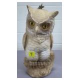 Plastic Owl Decoy 12"