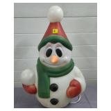 Vintage General Foam Snowman 22"