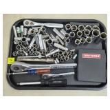 Lot of Craftsman Socket Wrenches, Sockets, Screw
