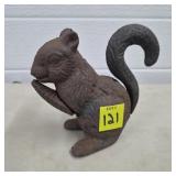 4 5/8' H Cast Iron Squirrel Nutcracker