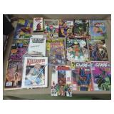 Lot of Assorted Comics & Spiderman VHS