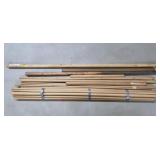 Large Lot of Assorted Wooden Dowels