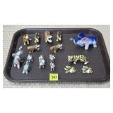 Lot of Vtg Bone China Mini African Animals