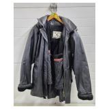 Wilda Genuine Leather 2XL Jacket w/ Hood