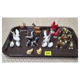 Lot of Vtg Bone China Mini Northa American Animals