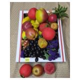Large Lot of Assorted Faux Fruit