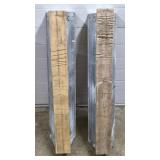 Pair of Wood & Galvanized Jaw Horses