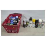 Large Lot of Assorted Spray Paint