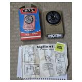 Vtg S.O.S. Fire & Burgler Alarm w/ Original Box