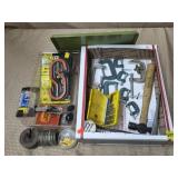 Lot of C Clamps, Hammer, Shelf Bracket