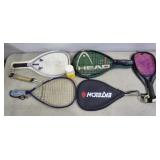 Lot of Assorted Tennis Racks