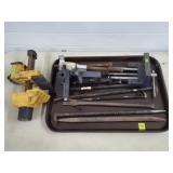 Mixed Shop Tools, Clamps, Vise & Pry Bars Lot