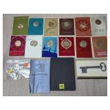 Franklin Mint Christmas Greeting Medals/