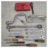 Lot of Misc Craftsman Wrenches, Screwdrivers