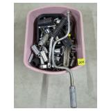 Lot of Mixed Mechanics Sockets & Accessories