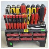 Ironton 100 Piece Screwdriver Set w/ Rack