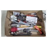 Large Lot of Assorted Wrenches & Hand Tools
