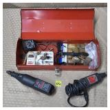 Weller Dremel w/ Accessories in Metal Red