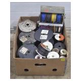 Large Lot of Assorted Electrical Wire Spools