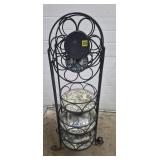 36' Wrought Iron Multi Tier Planter Stand