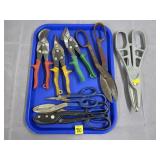 Lot of Vintage Metal Cutting Shears & Snips