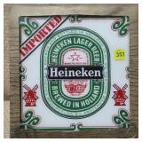 Heineken Glass Beer Panel Sign