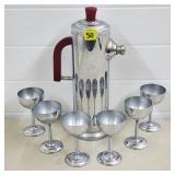 Vintage Kensington Ware Chrome-Plated Cocktail