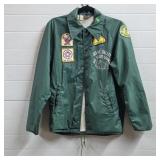 Vintage Green Champion Girl Scouts Coach Jacket