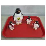 Takahashi Handpainted Porcelain Penguins Lot
