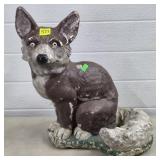 Concrete Fox Statue, 15' H