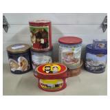 Lot of Assorted Vintage Tins