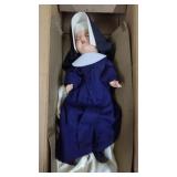 Vintage Composite Nun Doll w/ Original Box