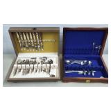 Lot of Rogers Silverplate Flateware w/ Case &