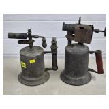 Lot of 2 Vintage Blow Torches