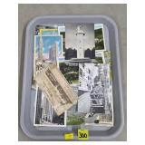 Tray Lot of Vintage Postcards