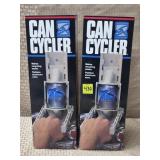 Lot of 2 Can Cyclers w/ Original Boxes