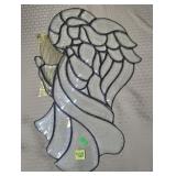 Handmade Lead Glass Angel w/ Harp