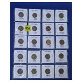 Lot of (20) Wheat Pennies