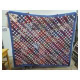 Handmade Red, White, Blue Quilt