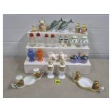 Tray Lot of Vintage S&P Shakers