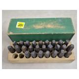 Large Metal Stamper Set w/ Green Box