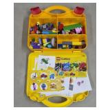 2012 Lego Yellow Case w/ Assorted Legos